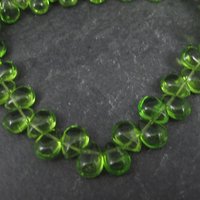Bead Gallery 8x12mm Teardrop Peridot Glass Beads