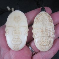 Maori Mother and Father of Creation Pendants Necklaces
