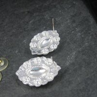 Vintage Western Circle Y of Yoakum Earrings
