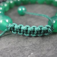 Wholesale Lot of 28 Adjustable Macrame Gemstone Bracelets