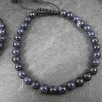 Wholesale Lot of 28 Adjustable Macrame Gemstone Bracelets