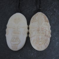 Maori Mother and Father of Creation Pendants Necklaces