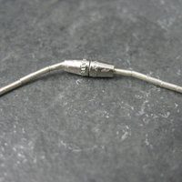 Southwestern Sterling Liquid Silver Coral Bracelet 7.5 Inches