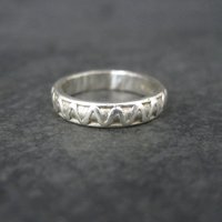 Vintage Bali Sterling Band Ring Size 5.5