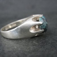 Vintage Sterling Belcher Chrysocolla Ring Size 10.5