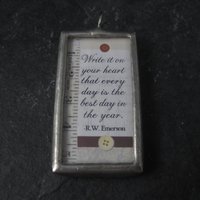 Inspirational Tile Pendant Necklace