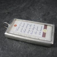 Inspirational Tile Pendant Necklace