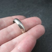 Vintage 14K White Gold Band Ring Size 11.5 Kaynar