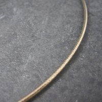 Vintage Gold Over Stainless Steel Cable Chain 18 Inches