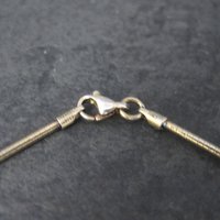 Vintage Gold Over Stainless Steel Cable Chain 18 Inches