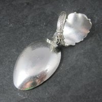 Vintage Enamel Hand Painted Ballerina Spoon Ring Size 9