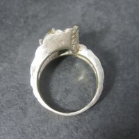 Vintage Sterling Organic Turquoise Ring Size 6