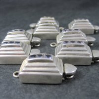 Destash Lot Sterling Gemstone Box Clasps