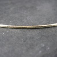Vintage Gold Over Stainless Steel Cable Chain 18 Inches