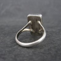 Southwestern Sterling Jasper Ring Size 7