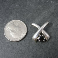 Vintage Sterling X Garnet Pendant