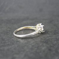 Vintage Sterling Sapphire Ring Size 7