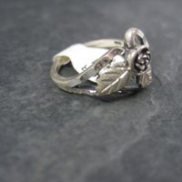 Vintage Black Hills Sterling Rose Ring