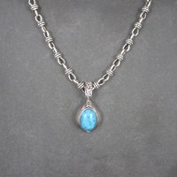 Vintage Faux Turquoise Necklace Premiere Designs