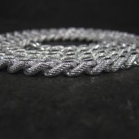 Vintage German Textured Figaro Chain 25 Inches