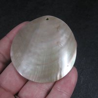 Lot of 2 Mother of Pearl Pendant Focals