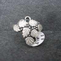 Vintage Black Hills Silver Leaf Ring