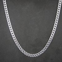 Vintage German Textured Figaro Chain 25 Inches
