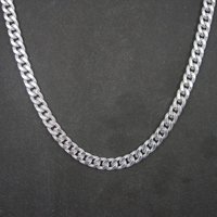 Vintage German Textured Figaro Chain 25 Inches