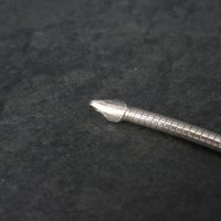 Vintage 3mm Italian Sterling Snake Chain 15 Inches Needs Clasp