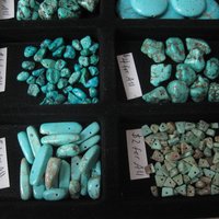 Large Lot of Blue Beads 18 Types New Old Stock