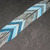 Native Blue Beaded Necklace