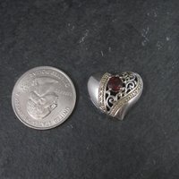 Sterling Garnet Heart Pendant Ross Simons