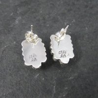 Southwestern Sterling Topaz Stud Earrings