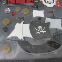 Sandylion Dimensional Pirate Stickers Scrapbooking