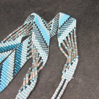 Native Blue Beaded Necklace