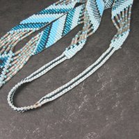 Native Blue Beaded Necklace
