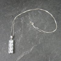 Estate Sterling Blue Topaz Pendant Necklace Ross Simons