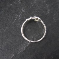 Dainty Estate Sterling Anchor Ring Size 6.5