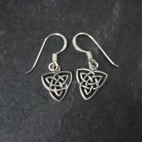 Dainty Sterling Celtic Earrings