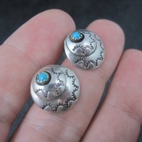 Southwestern Sterling Turquoise Earrings