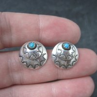 Southwestern Sterling Turquoise Earrings