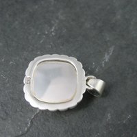 Estate Sterling Faux Turquoise Pendant