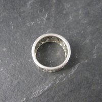 Estate Sterling 9mm Celtic Band Ring Size 5.5