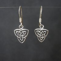 Dainty Sterling Celtic Earrings