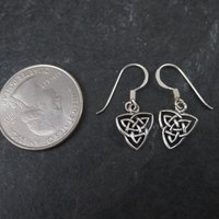 Dainty Sterling Celtic Earrings