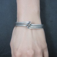 Mexican Sterling Cuff Bracelet 6.5 Inches