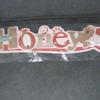 Dimensional Honey Scrapbooking Title