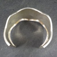 Sterling Storyteller Cuff Bracelet 6.5 Inches Acoma Pueblo Tony B Chino