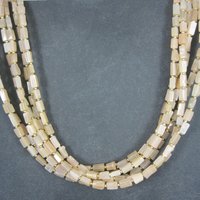Vintage 6 Strand Peach Moonstone Necklace