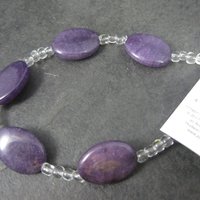 Hildie & Jo Purple Agate Beads 15x20mm Discontinued